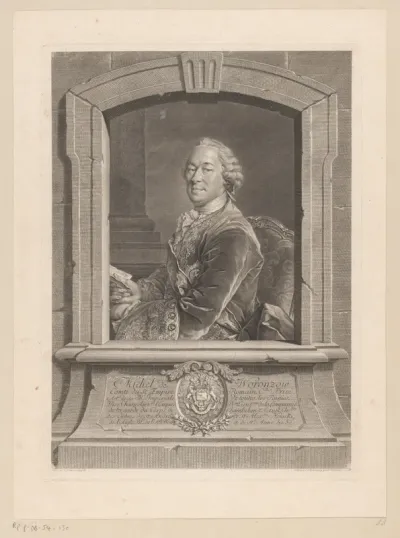 Portret van Mikhail Illarionovich Vorontsov