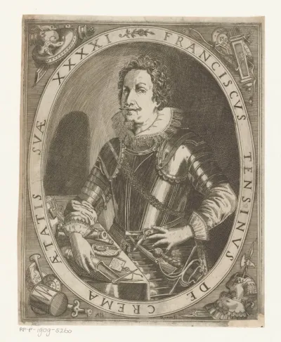 Portret van militair architect Francesco Tensini