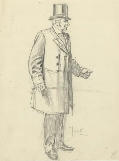 Portret van Minister de Savornin Lohman