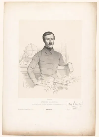 Portret van minister Jules Bastide
