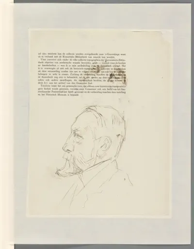 Portret van minister Slotemaker de Bruïne (?)