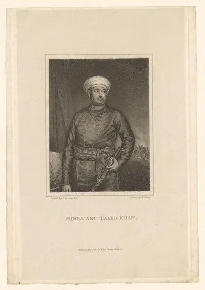 Portret van Mirza Abu Taleb Khan
