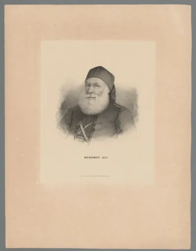 Portret van Mohammed Ali, gouverneur van Egypte
