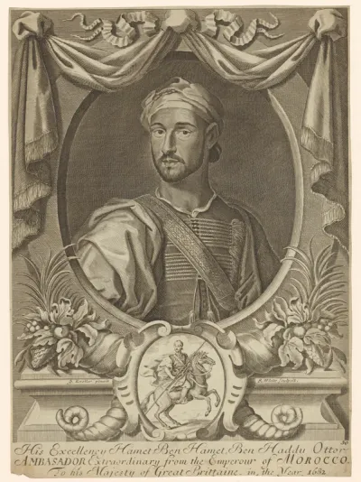 Portret van Mohammed ben Hadou