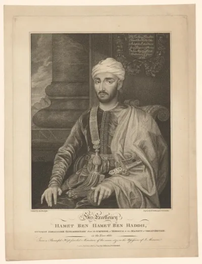 Portret van Mohammed ben Hadou