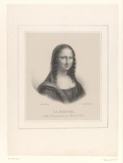 Portret van Mona Lisa