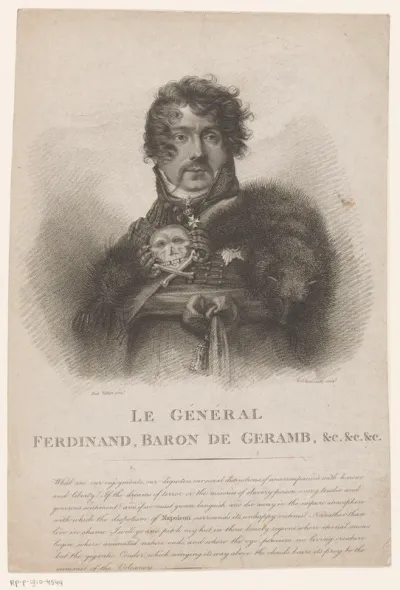 Portret van monnik Ferdinand de Géramb