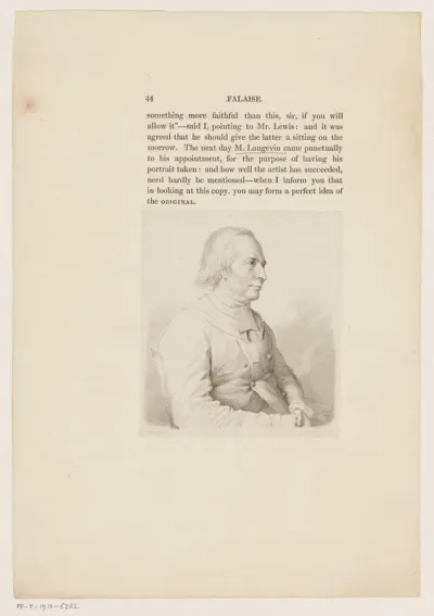 Portret van Monsieur Langevin