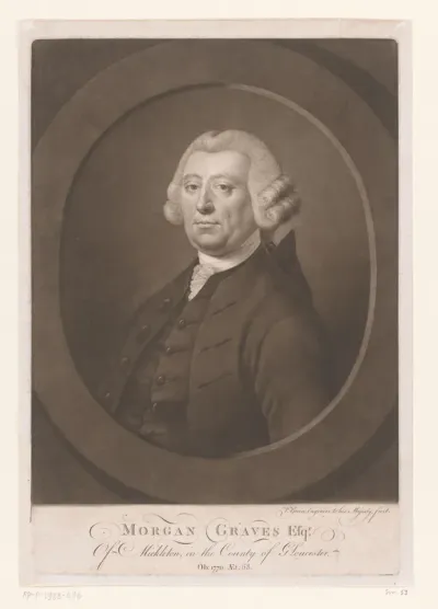 Portret van Morgan Graves Esq. op 63-jarige leeftijd