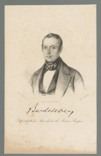 Portret van Moritz Bardeleben