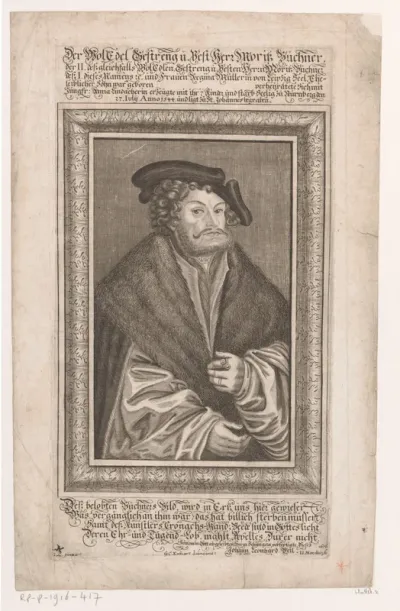Portret van Moritz Buchner