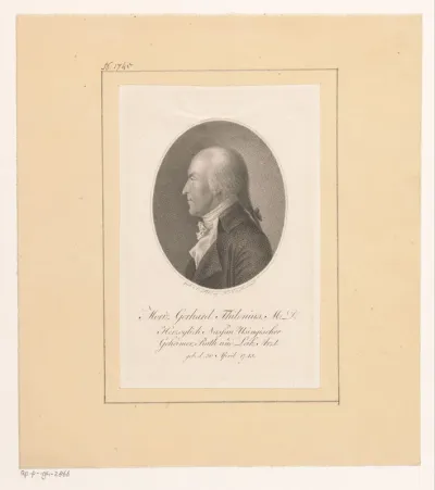 Portret van Moritz Gerhard Thilenius