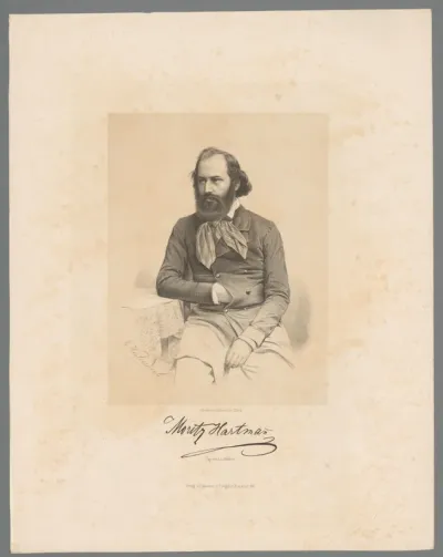 Portret van Moritz Hartman