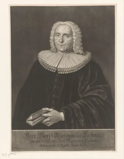 Portret van Moritz Hieronymus Lochner