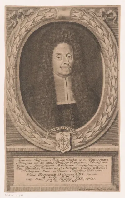 Portret van Moritz Hoffmann