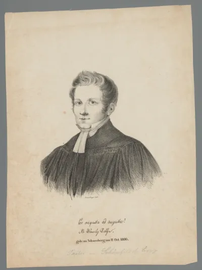 Portret van Moritz Rothe