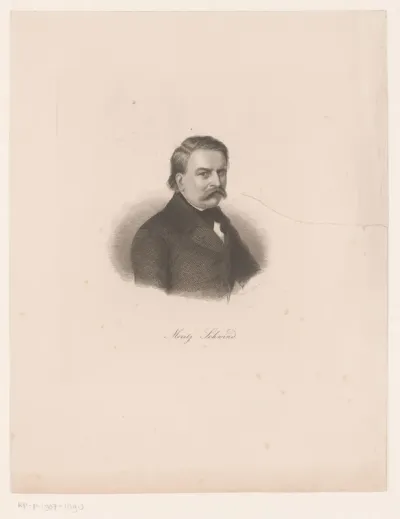 Portret van Moritz von Schwind