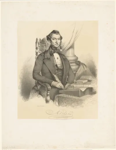 Portret van Mozes Salomon Polak