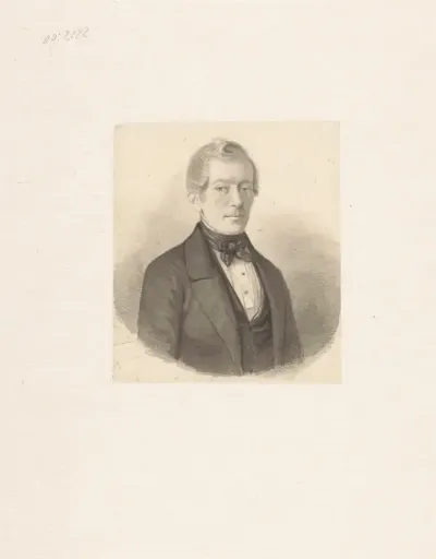 Portret van Mr. Johan Theodoor Hendrik Nedermeyer ridder van Rosenthal