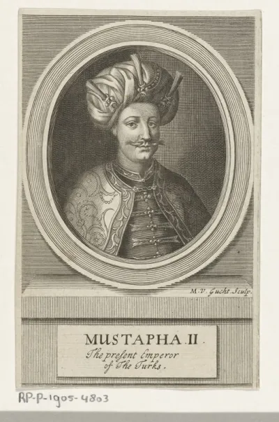 Portret van Mustafa II
