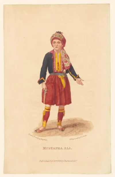 Portret van Mustapha Ali ten voeten uit