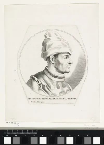 Portret van Muzio Attendolo Sforza