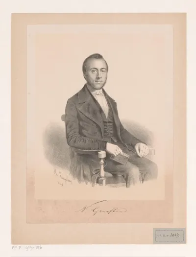 Portret van N. Graafland