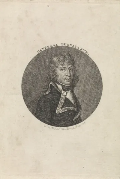 Portret van Napoleon I Bonaparte, keizer der Fransen