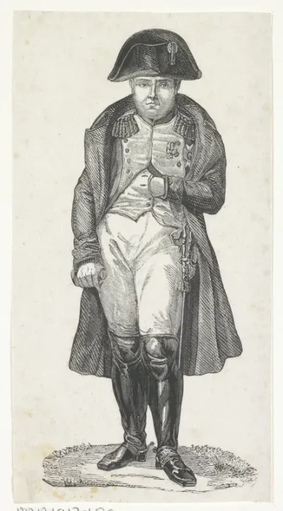 Portret van Napoleon I Bonaparte, keizer der Fransen