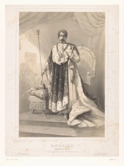 Portret van Napoleon III Bonaparte
