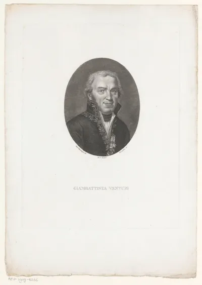 Portret van natuurkundige Giovanni Battista Venturi