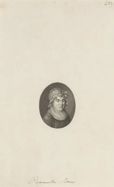 Portret van Nederlandse dichteres Petronella Moens
