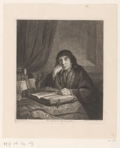 Portret van Neeltje Willemsdr. Zuytbrouck lezend