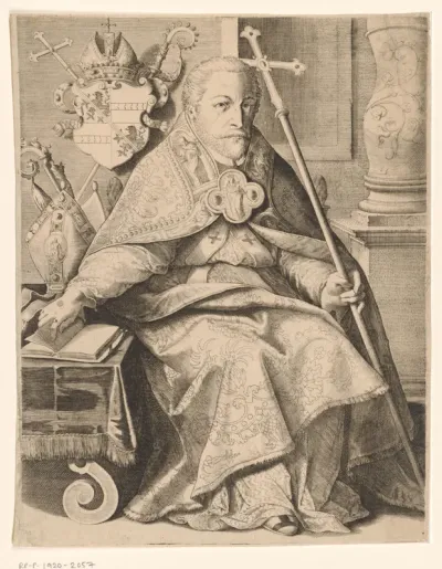Portret van Neidhart von Thüngen, vorstbisschop van Bamberg