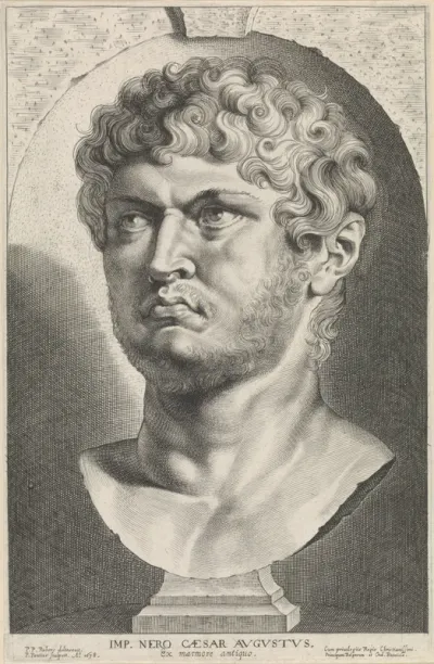 Portret van Nero, keizer van het Romeinse Rijk