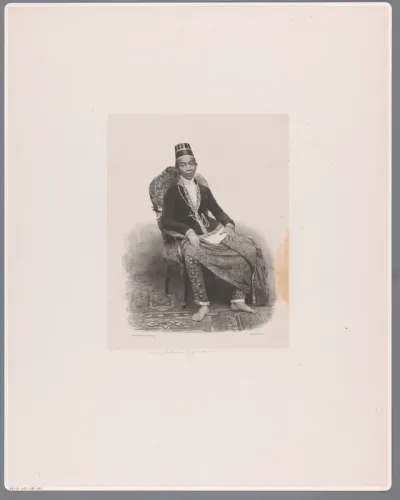 Portret van Ngabehie, Prins van Jogyakarta