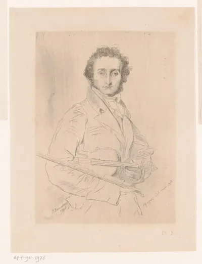 Portret van Niccolò Paganini