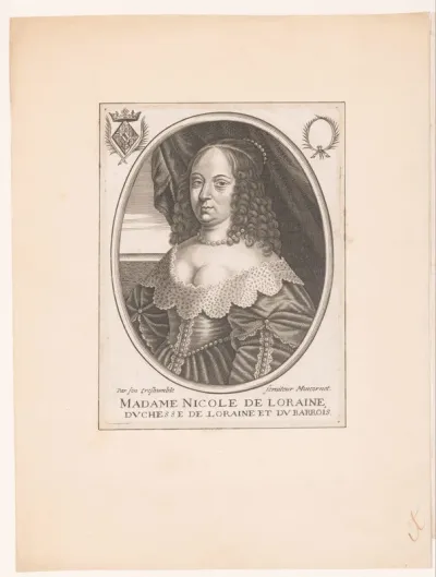 Portret van Nicola van Lotharingen