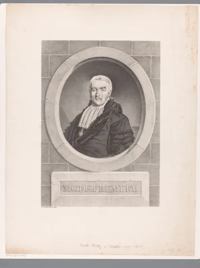 Portret van Nicolaas Cornelis de Fremery