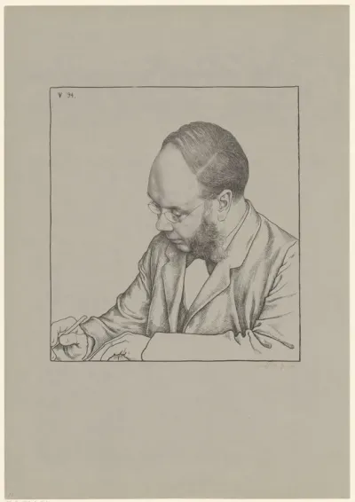 Portret van Nicolaas Gerard Pierson