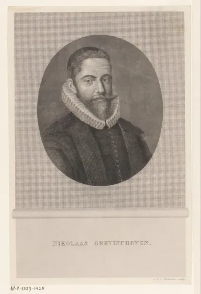 Portret van Nicolaas Grevinkhoven