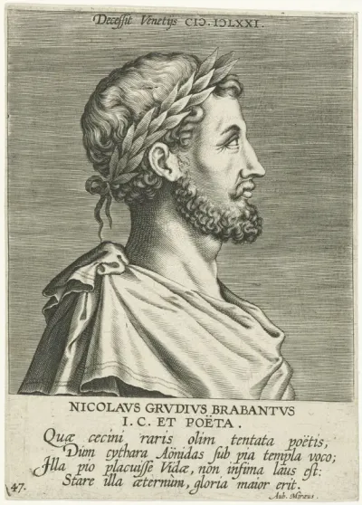 Portret van Nicolaas Grudius