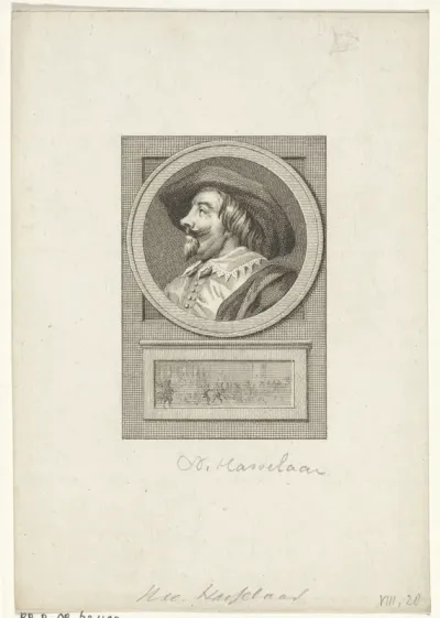 Portret van Nicolaas Hasselaar