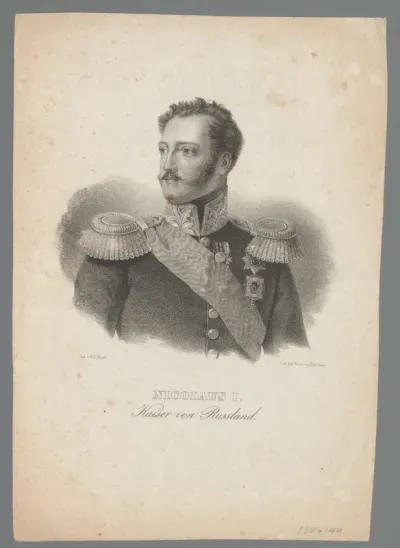 Portret van Nicolaas I Pavlovitsj