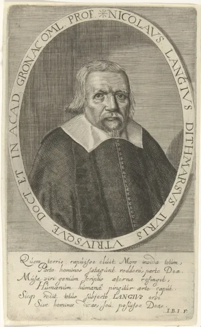 Portret van Nicolaas Langius