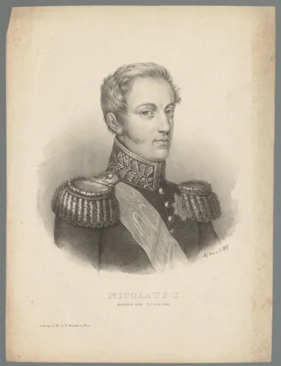 Portret van Nicolaas Pavlovitsj I, tsaar van Rusland
