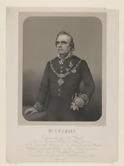 Portret van Nicolaas Pieter Jacob Kien