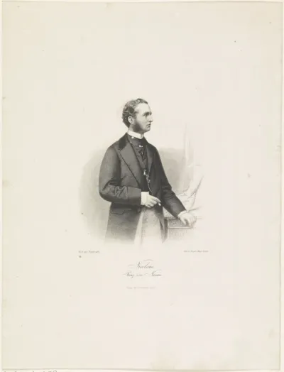 Portret van Nicolaas Willem van Nassau