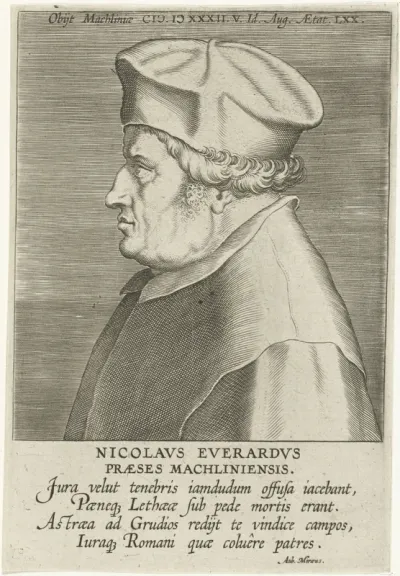 Portret van Nicolaes Everaerts