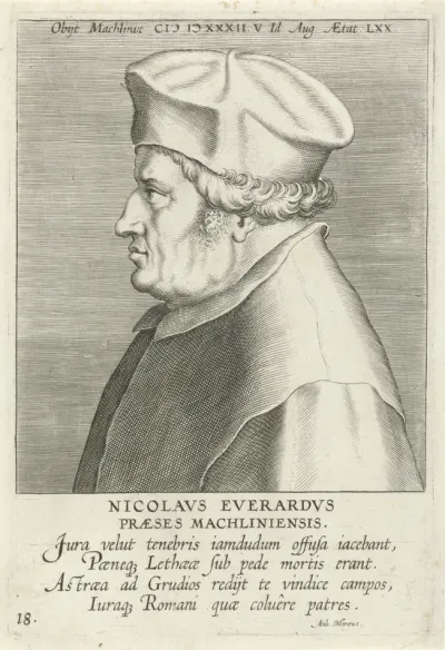 Portret van Nicolaes Everaerts